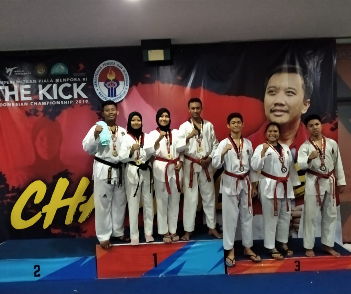 Medali Perunggu Taekwondo The Kick Indonesia Championship 2019