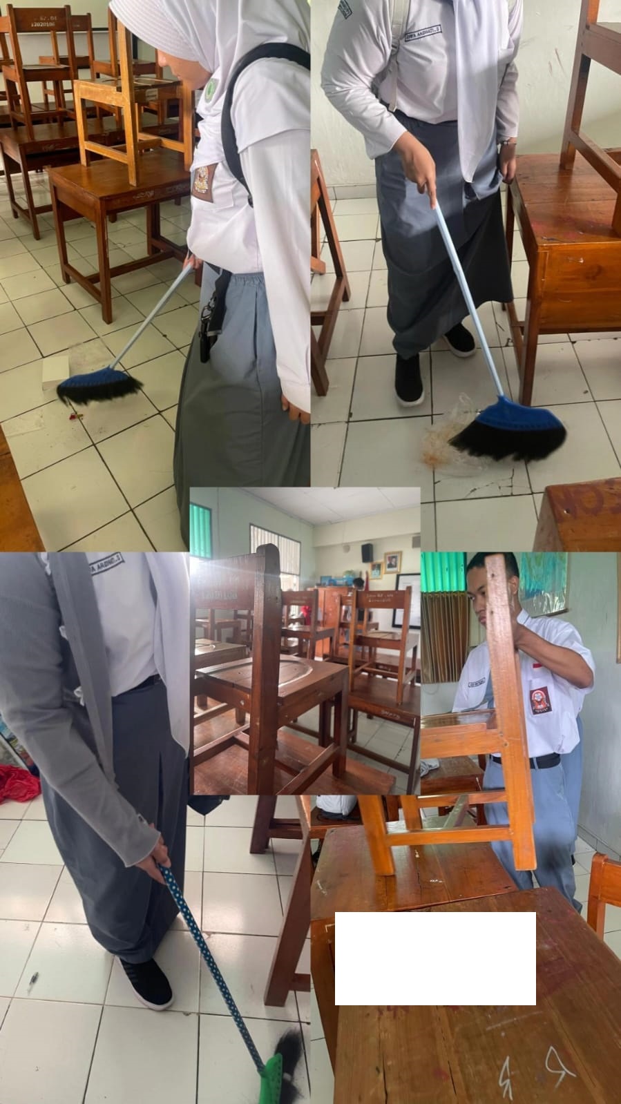 KEGIATAN RUTIN PIKET KELAS KEGIATAN RUTIN PIKET KELAS